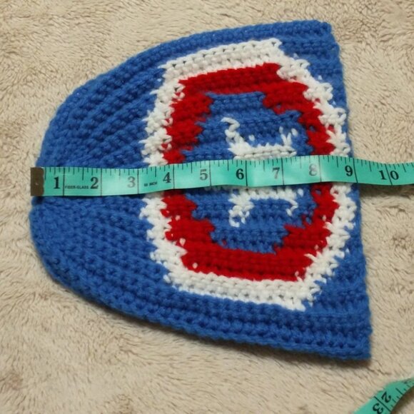 Handmade Marvel Captain America Knit Beanie Hat - Picture 5 of 5